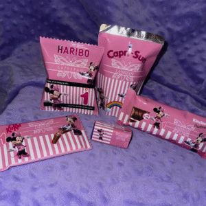 Kit « Sweet Party Minnie » – 5 packagings personnalisés