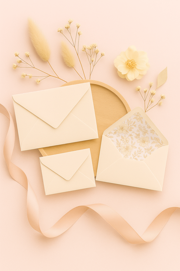 ✉️ Enveloppes pour faire-part personnalisés