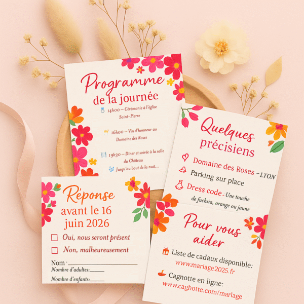 Coupons personnalisés faire-parts – Image 2