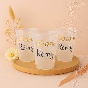 Gobelets Mariage Bapteme Evjf Evg Baby shower... Prenom âge