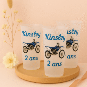 Gobelets anniversaire baptême Yamaha